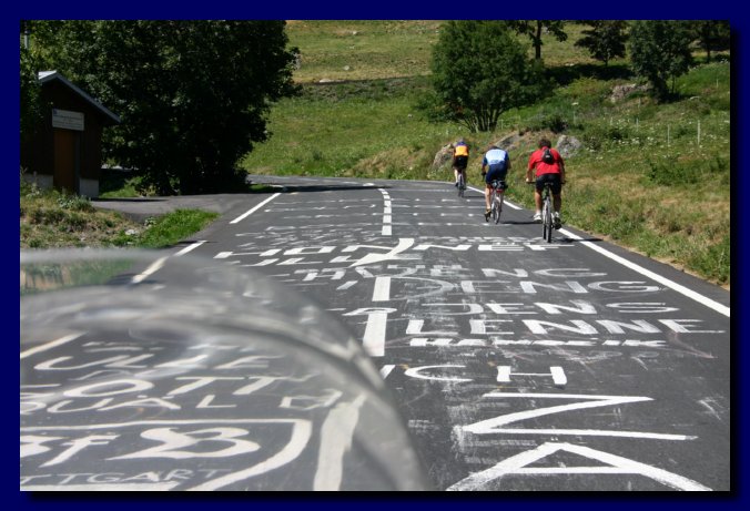 La mitica salita all'Alpe D'Huez